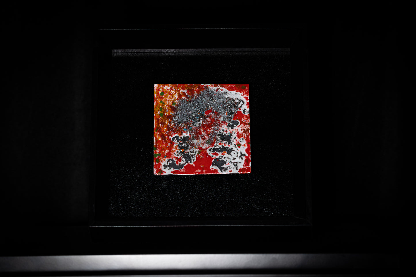 Tableau contemporain sur acier
