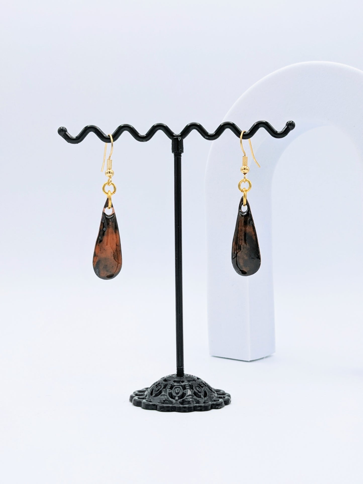 Boucles d'oreilles - GOUTTE D'AUTOMNE