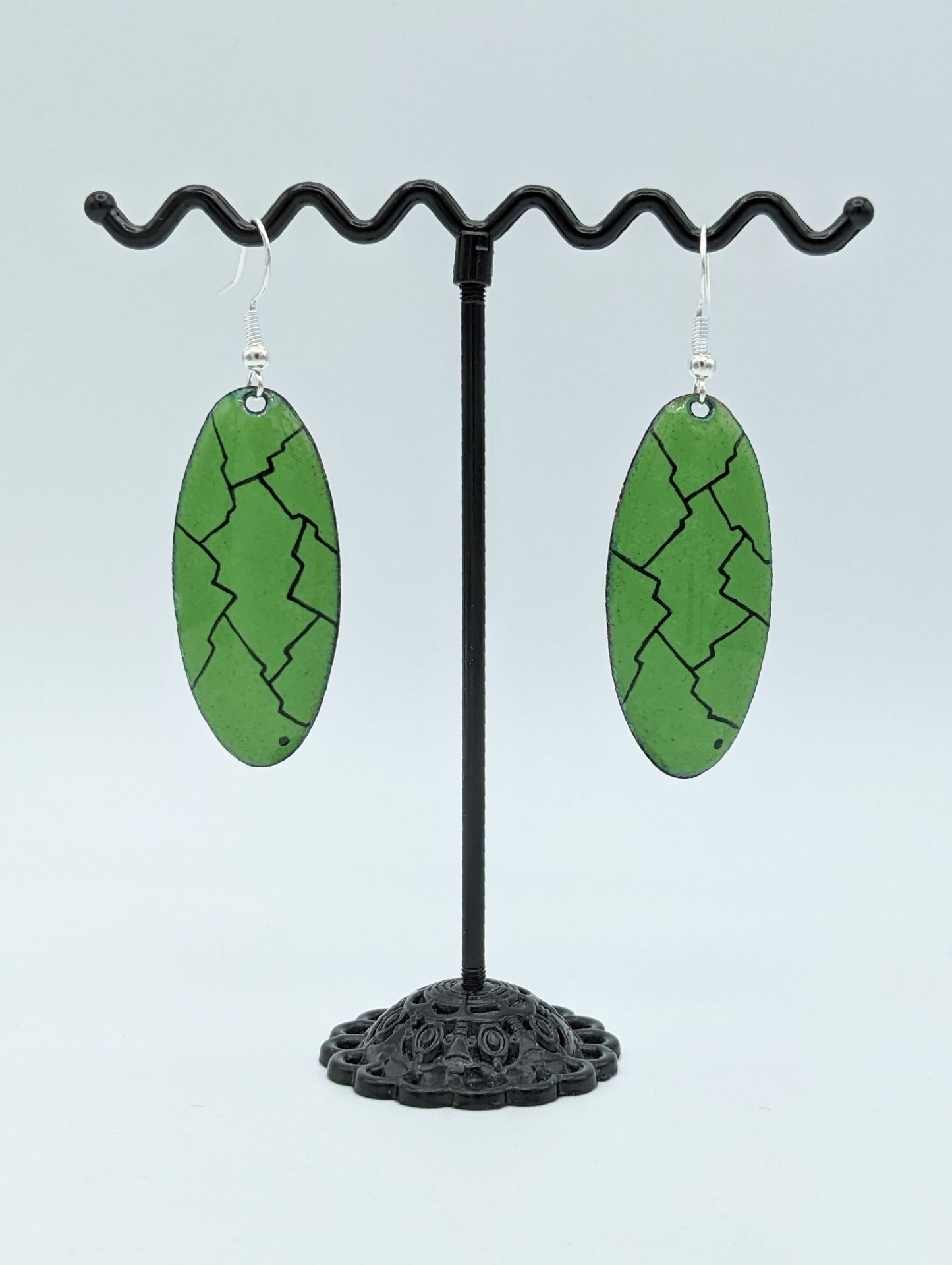Boucles d'oreilles - CRACANTES vert