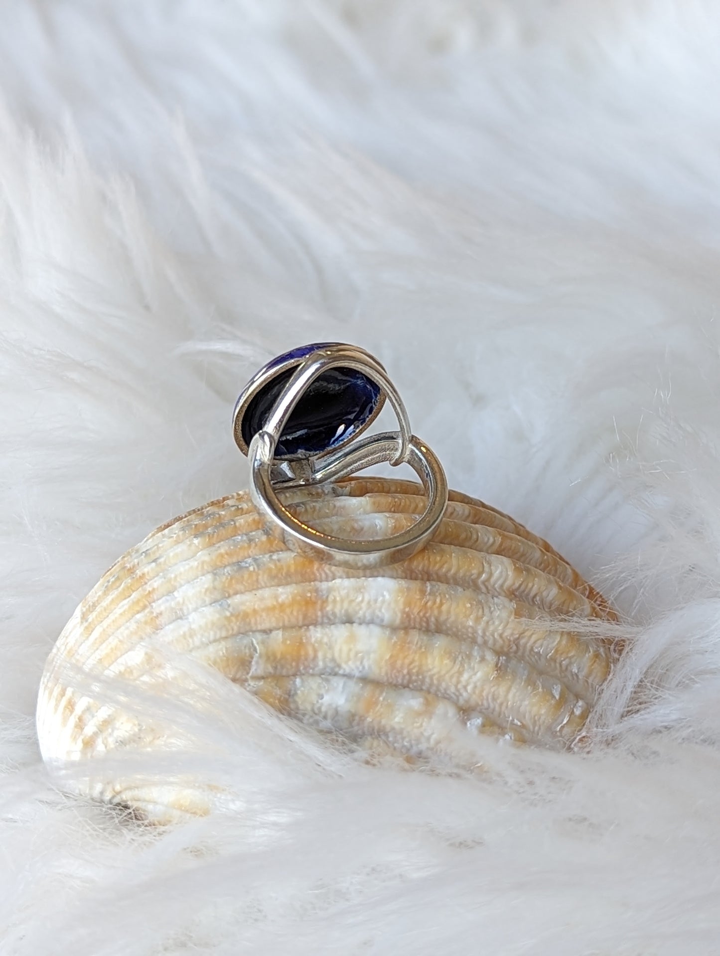 Bague fleur océan