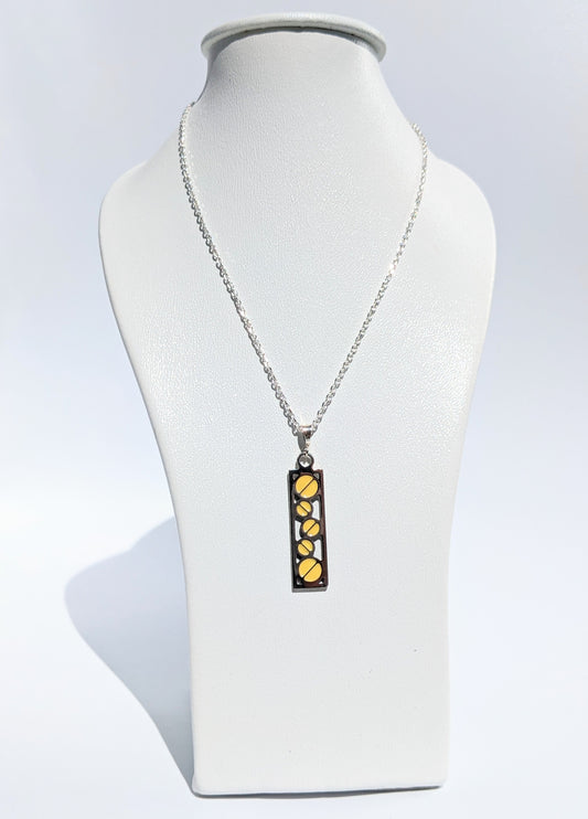 Pendentif VALÉRY jaune