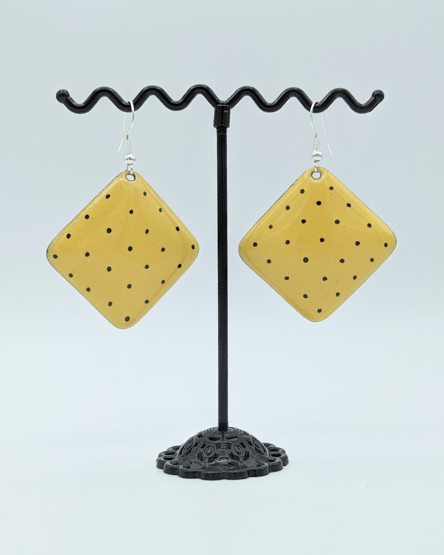 Boucles d'oreilles - PETITS POIS CARRÉ