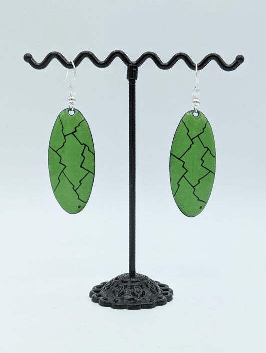 Boucles d'oreilles - CRACANTES vert