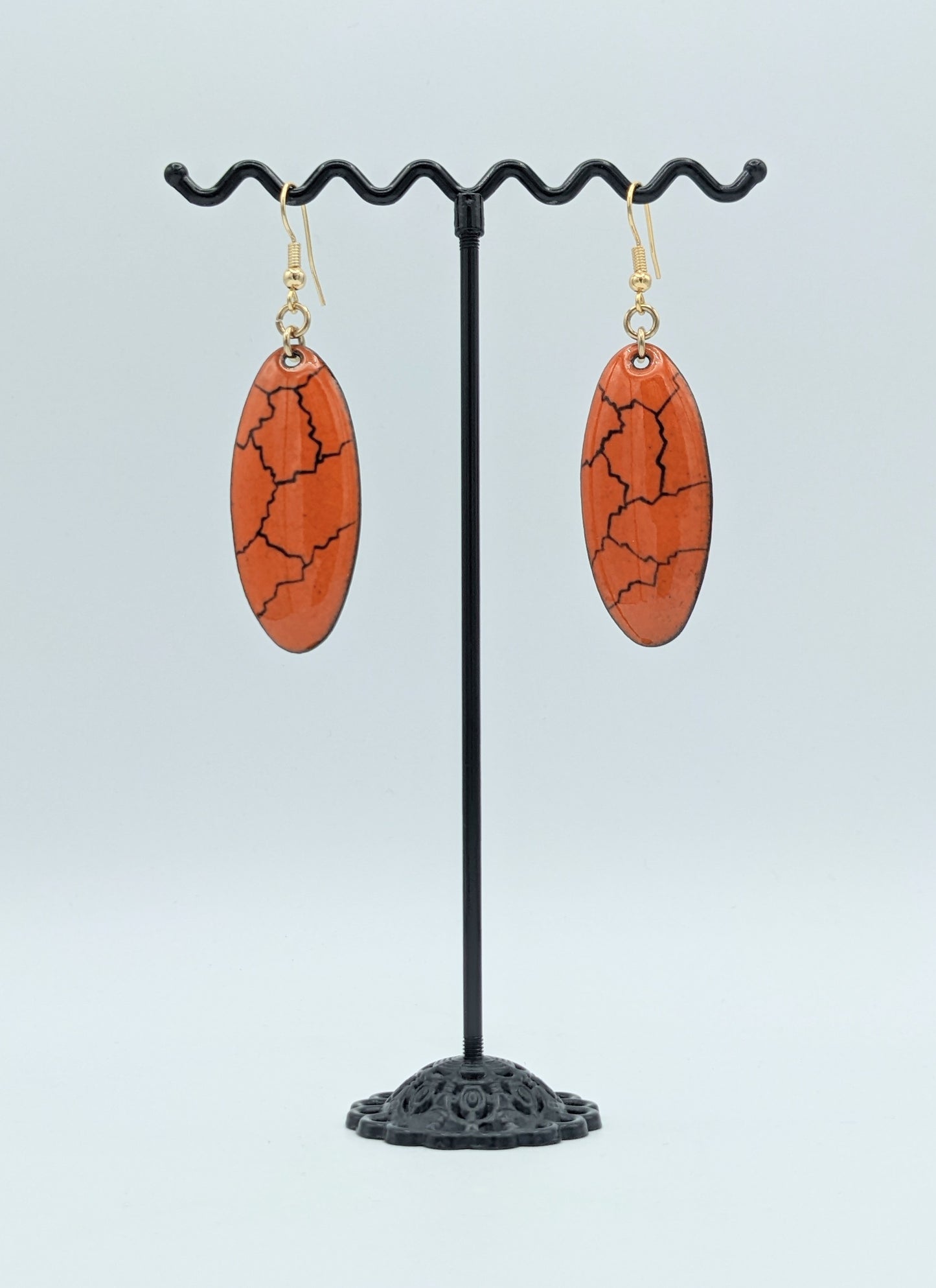 Boucles d'oreilles - CRAQUENTES orange